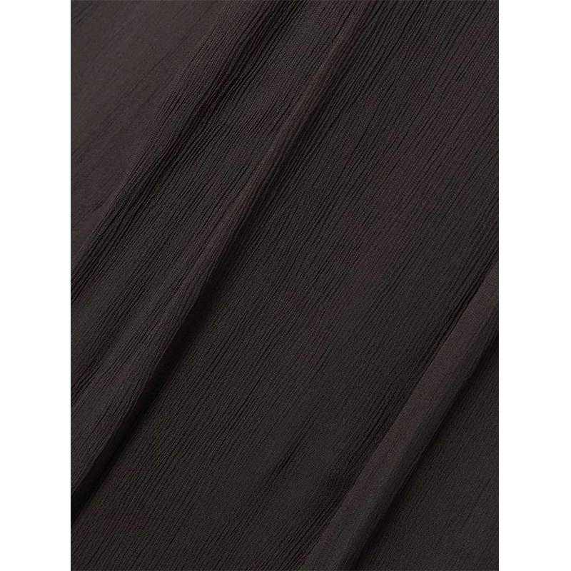 Sheer Tie-Neck Layered Maxi Dress